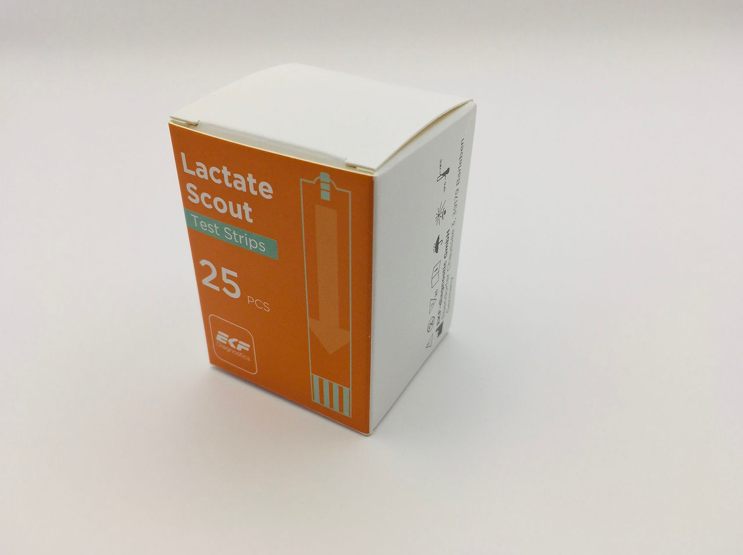 EKF Lactate Scout Test Strips pack of 25 for blood lactate testing