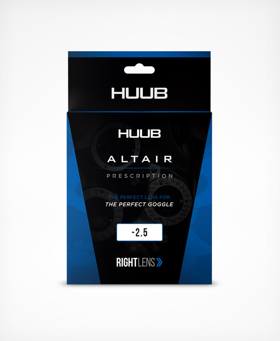 HUUB Altair myopic swim goggle replacement lens detail