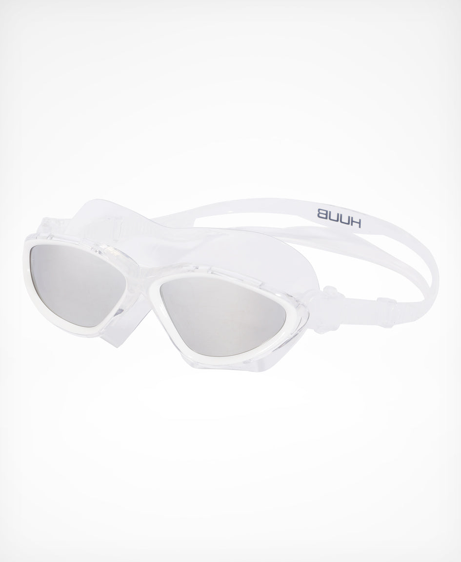 HUUB Manta Ray swim-mask style goggle with wide open-water lens