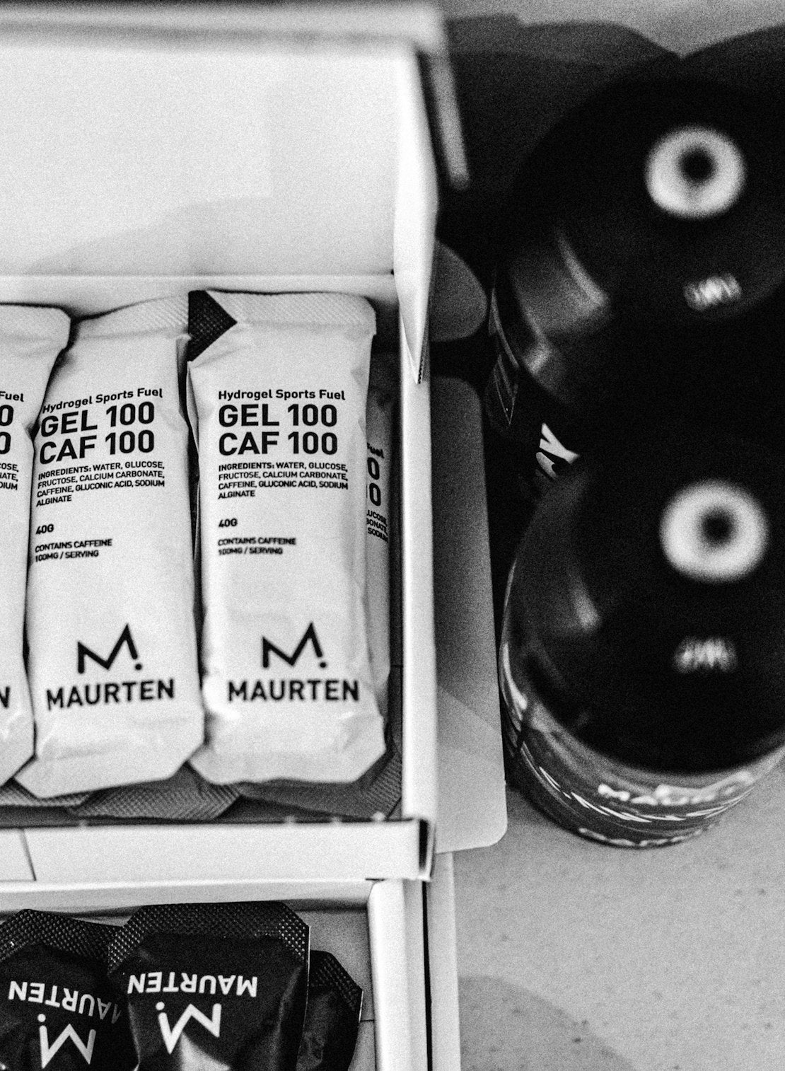 Maurten Gel 100 Caf 100 energy gel packaging for endurance fuelling plans