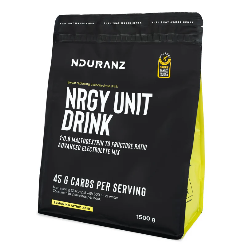 Nduranz Energy Unit Drink in a sleek can with vibrant label, showcasing the energy beverage's branding and refreshing design.