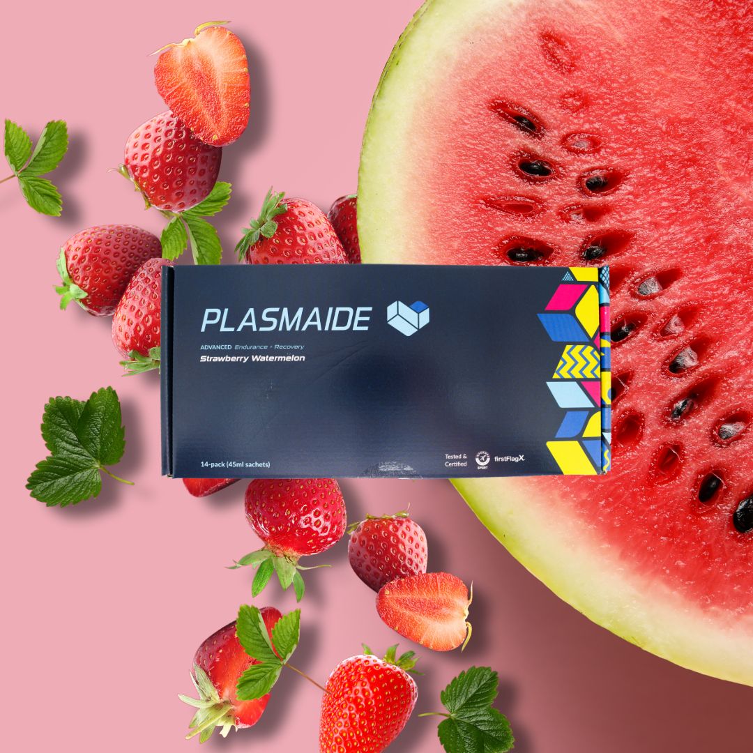 Plasmaide Strawberry Watermelon 45ml liquid sachet detail view