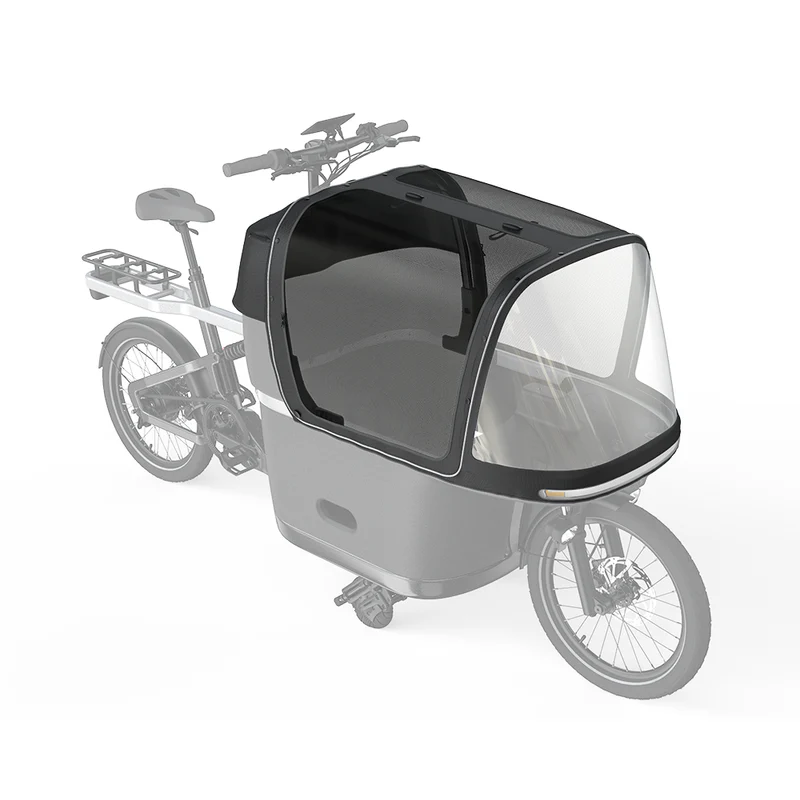 Tarran Bikes quick release rain cover protecting a bicycle, lightweight and weather-resistant for easy installation and storage.