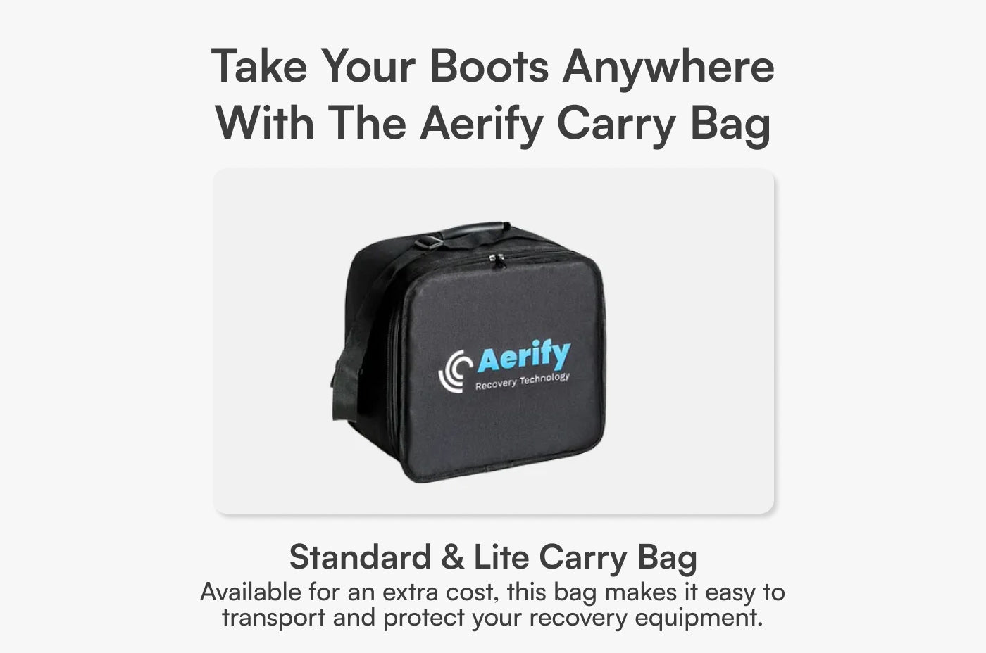 Aerify Standard plug-in compression boots full product kit.