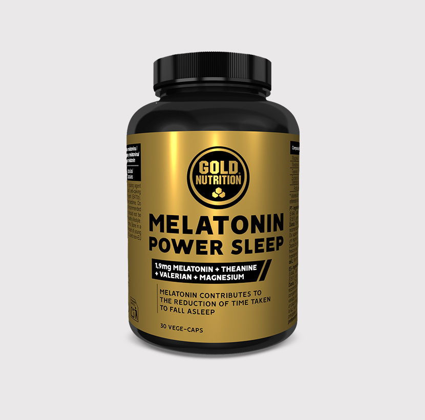 GoldNutrition Melatonin Power Sleep supplement capsule bottle.