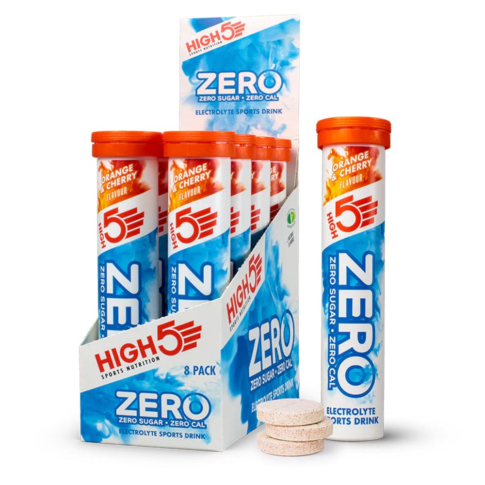 HIGH5 ZERO Citrus electrolyte tablets tube with flavour and serving details