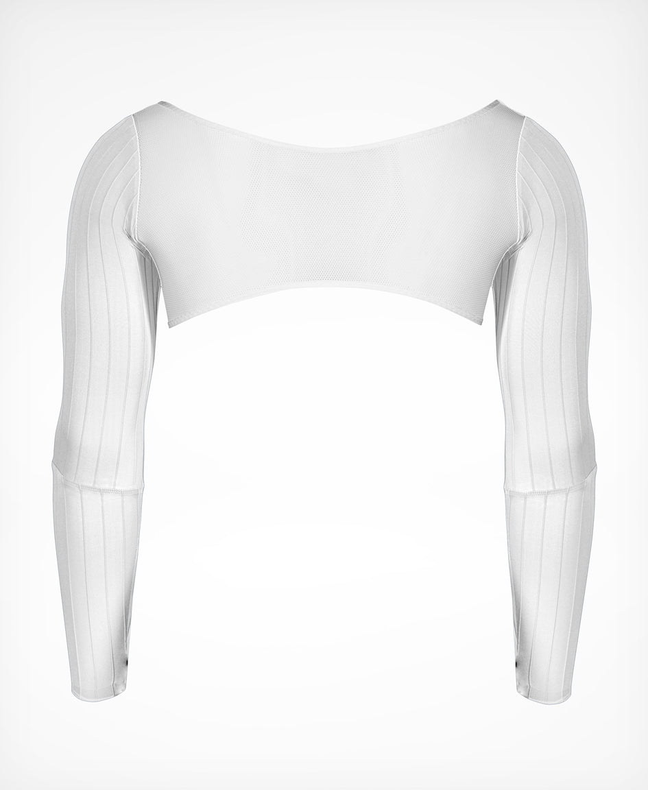 HUUB Aero-Bridge Full Sleeve Base Layer side view with sleeve and torso details.