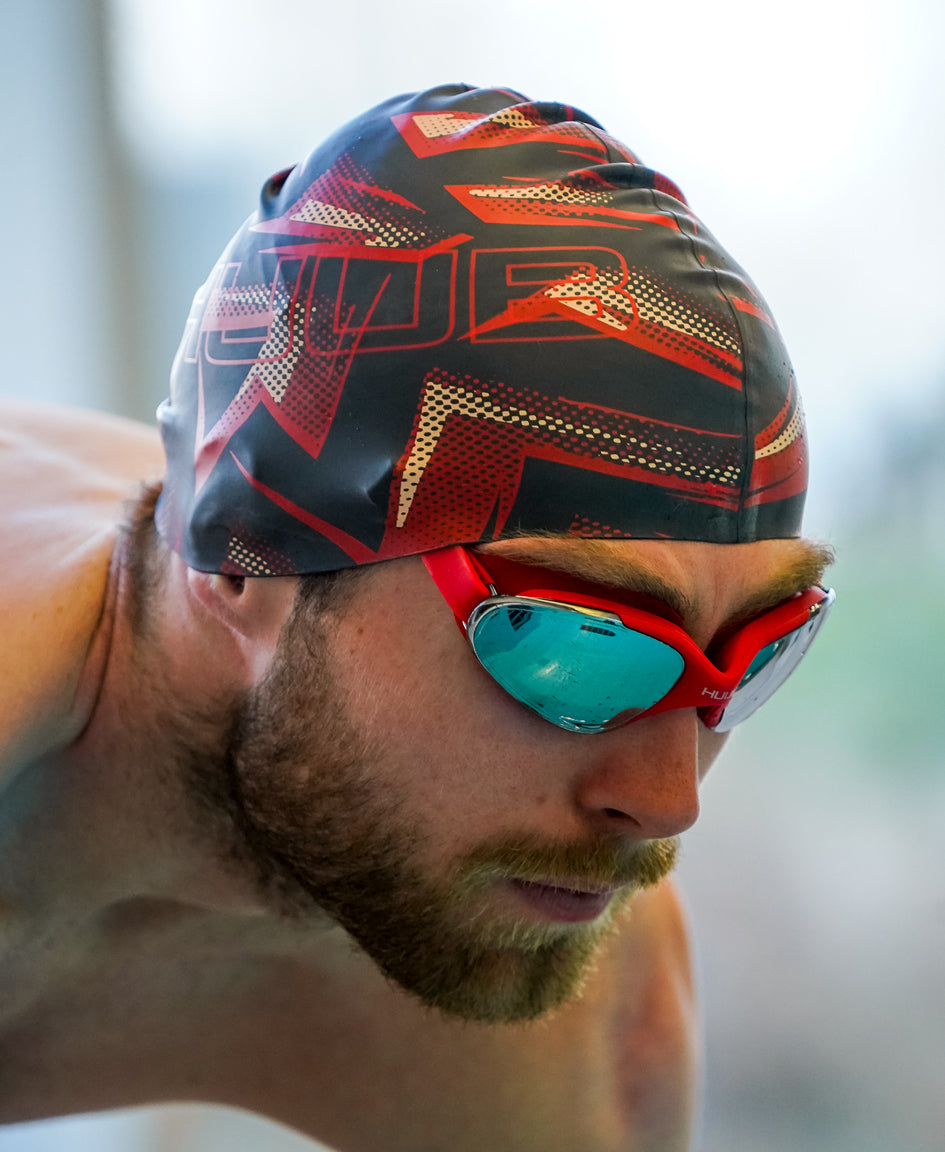 HUUB Vision swim goggle with mirror single-lens shape