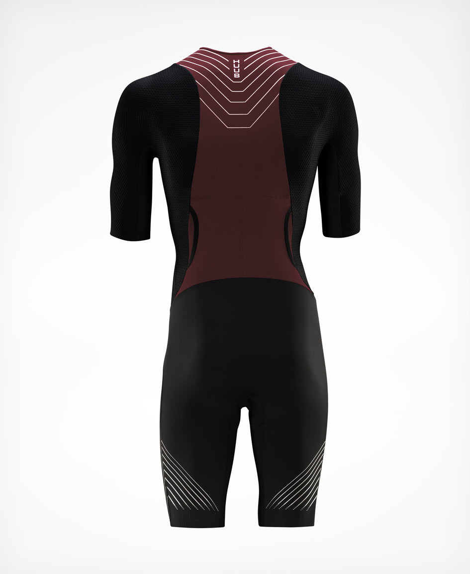 HUUB Pinnacle men's tri suit Clay colour front view