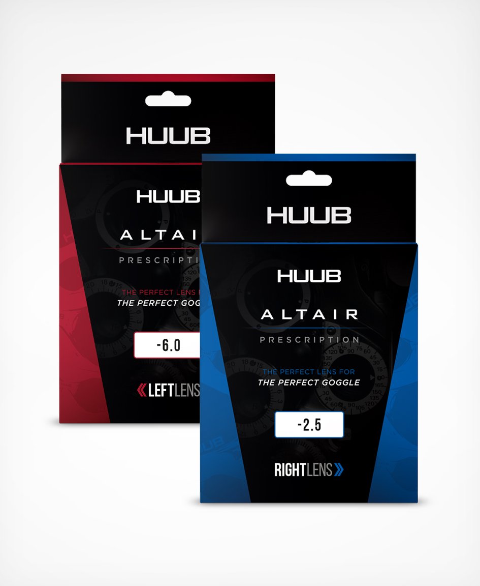 HUUB Altair prescription lens for compatible swim goggles