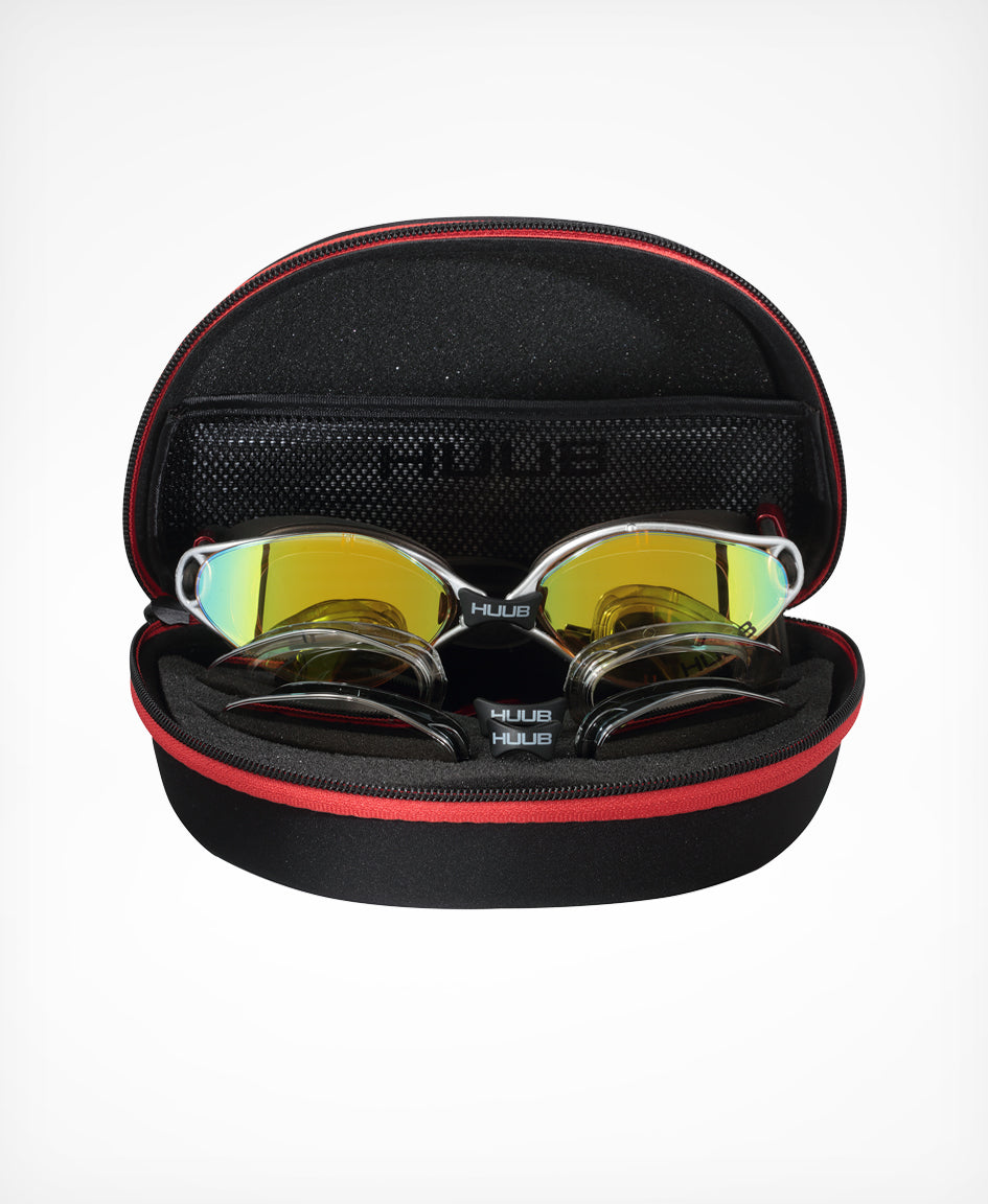 HUUB Altair swim goggle interchangeable lens set detail