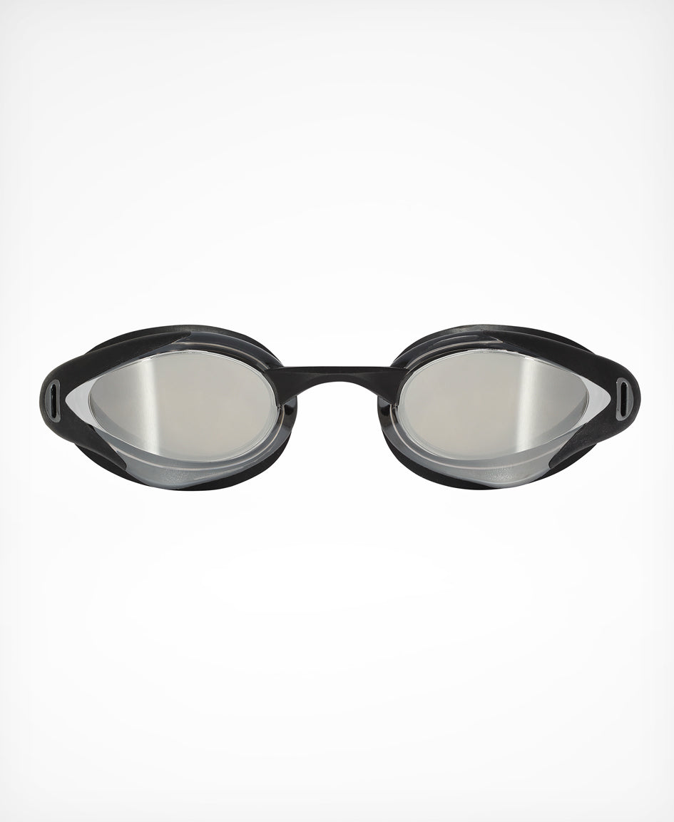 HUUB Eternal Swim Goggle Blue Smoke lens and strap detail