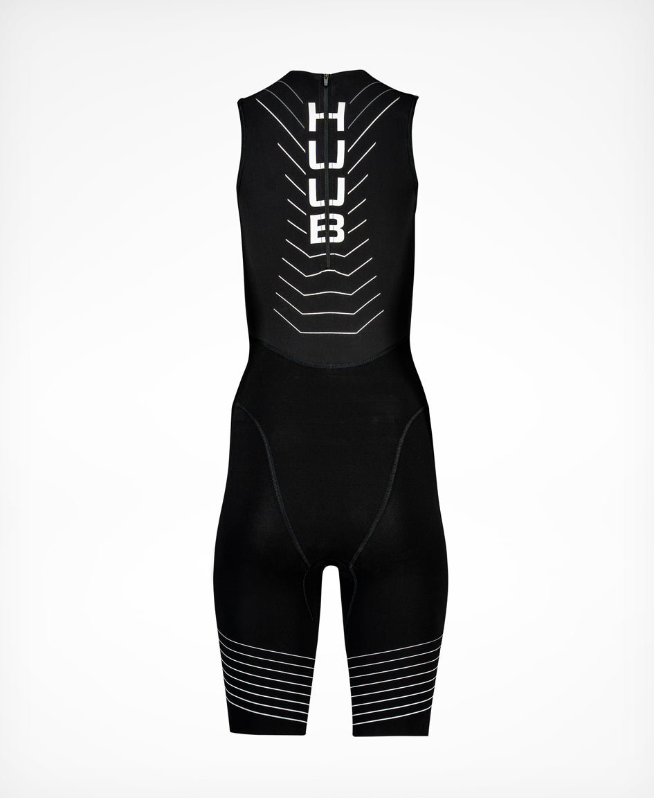 HUUB Pinnacle women's swimskin torso and panel layout detail