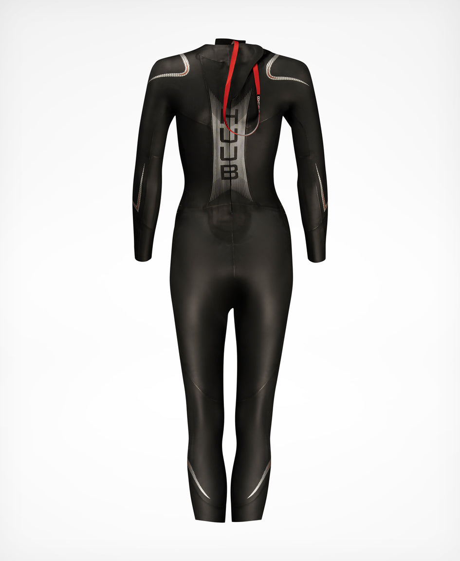 HUUB TC Performance 3:3 women's wetsuit torso and panel layout