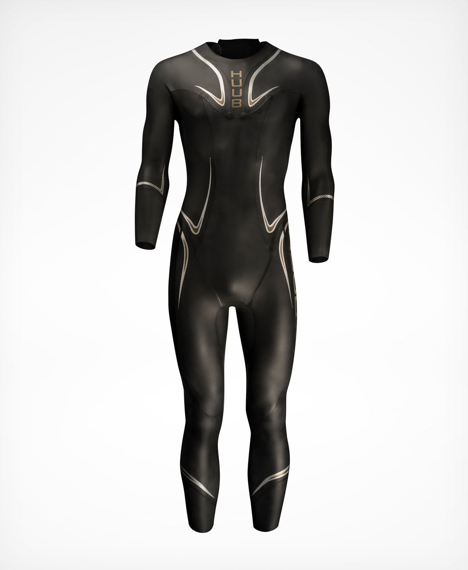 HUUB TC Performance 3:5 men's wetsuit rear product view