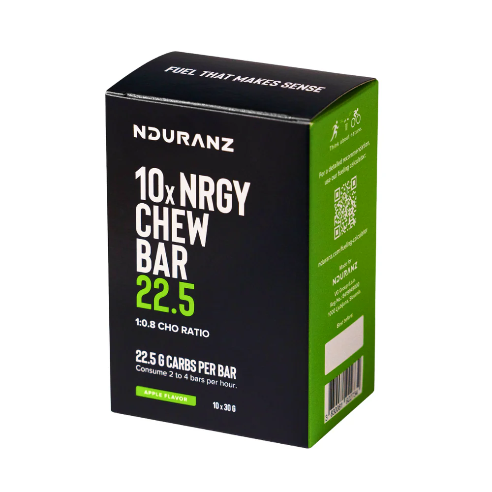Nduranz Energy Chew Bar 22.5g Cola chew bar texture and packet