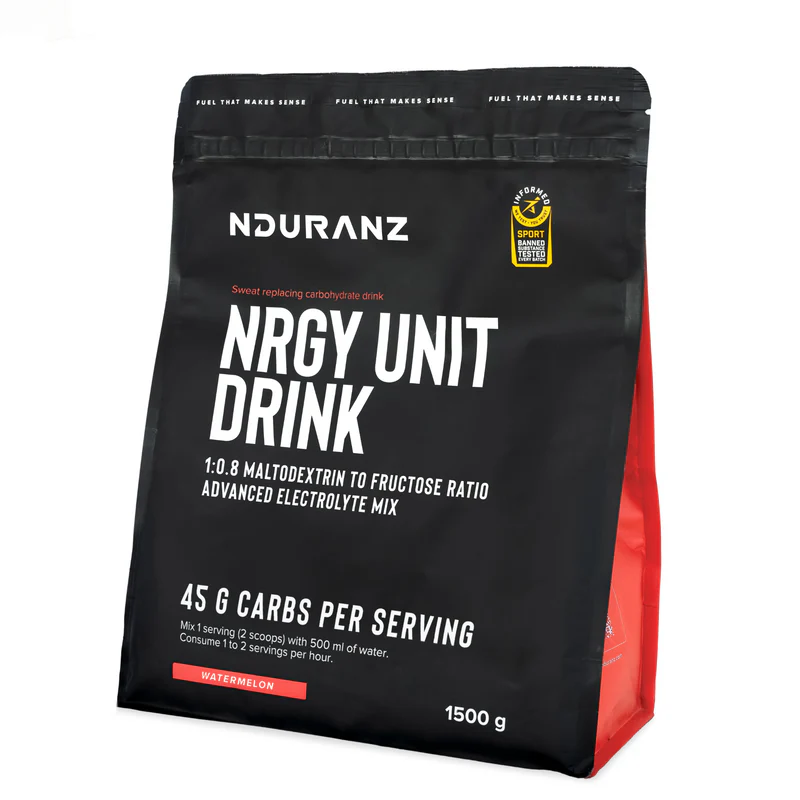 Nduranz Energy Unit Drink in a sleek can showcasing vibrant branding and energetic design on the label.