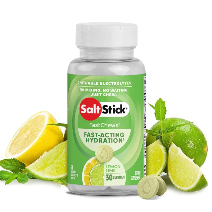 SaltStick FastChews Coconut Pineapple single-serve packet front view.