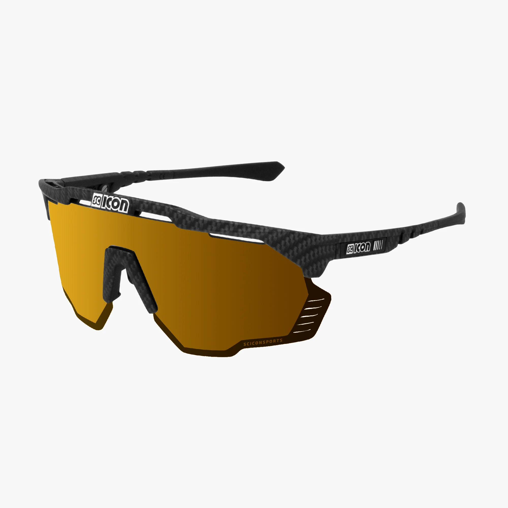 Scicon Aeroshade Kunken high-performance sport sunglasses with sleek black frame and tinted lenses for active outdoor use