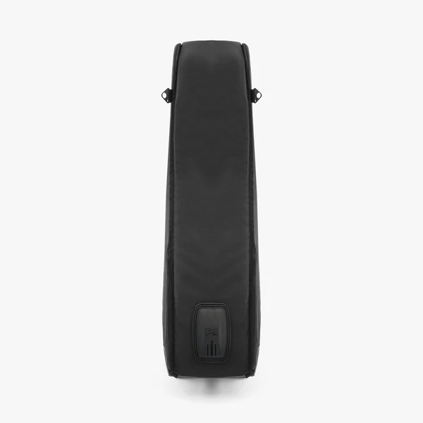 Scicon Aerocomfort MTB bike travel bag with padded compartments and sturdy wheels, designed for secure mountain bike transportation.