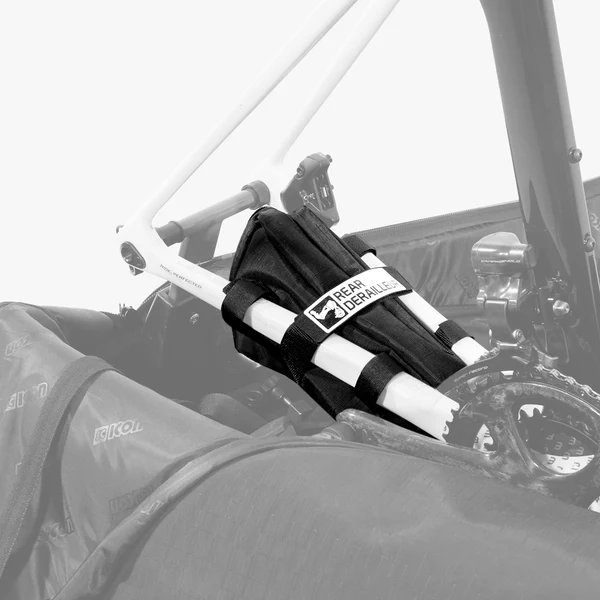 Scicon Aerocomfort Road Bike Protection Kit with padded armor and frame guards for bike safety and durability on the road.