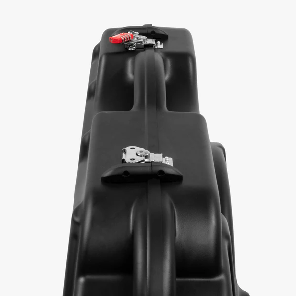 Scicon Aerotech Evolution X TSA hard bike travel case with padded interior and secure locking system for bike transportation
