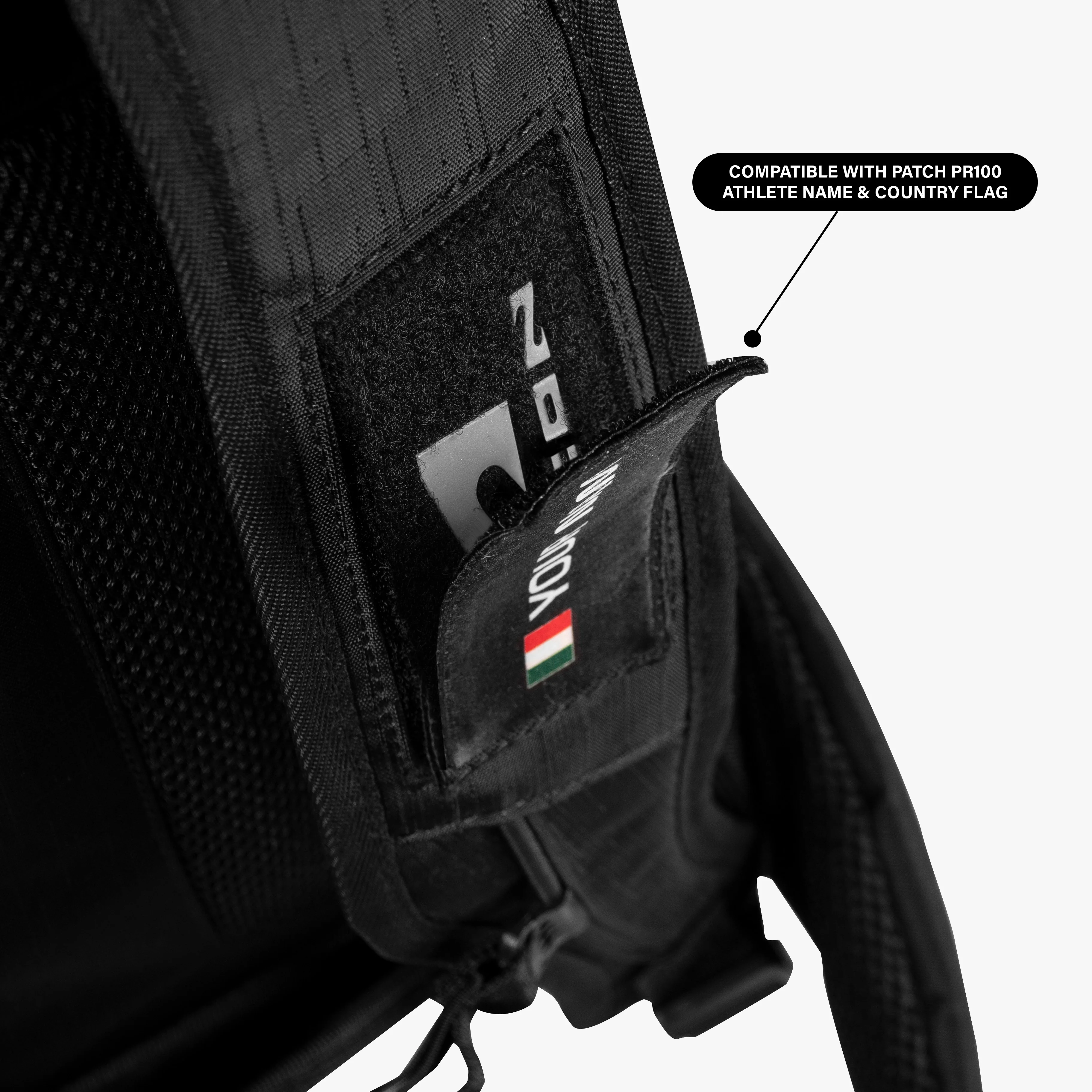 Black Scicon Compact Sport Backpack 25L with multiple compartments and adjustable straps, suitable for active and travel use.