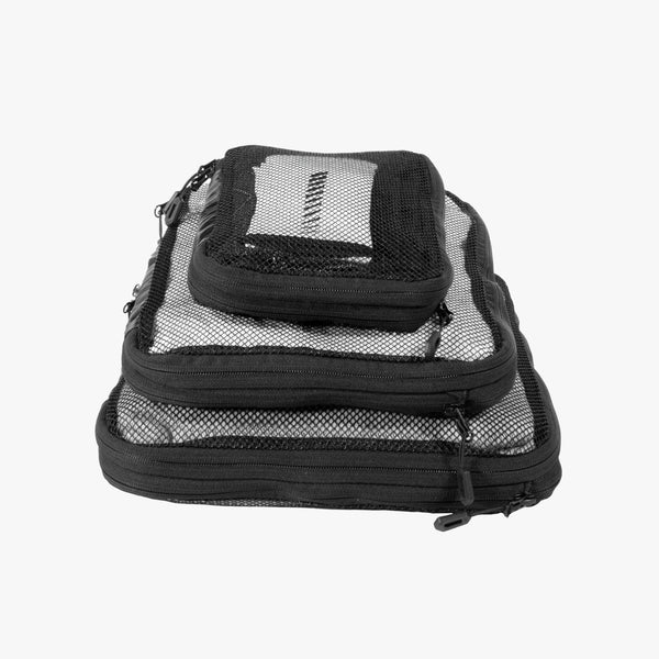 Scicon compression packing cube set with multiple organized storage cubes for travel and packing efficiency