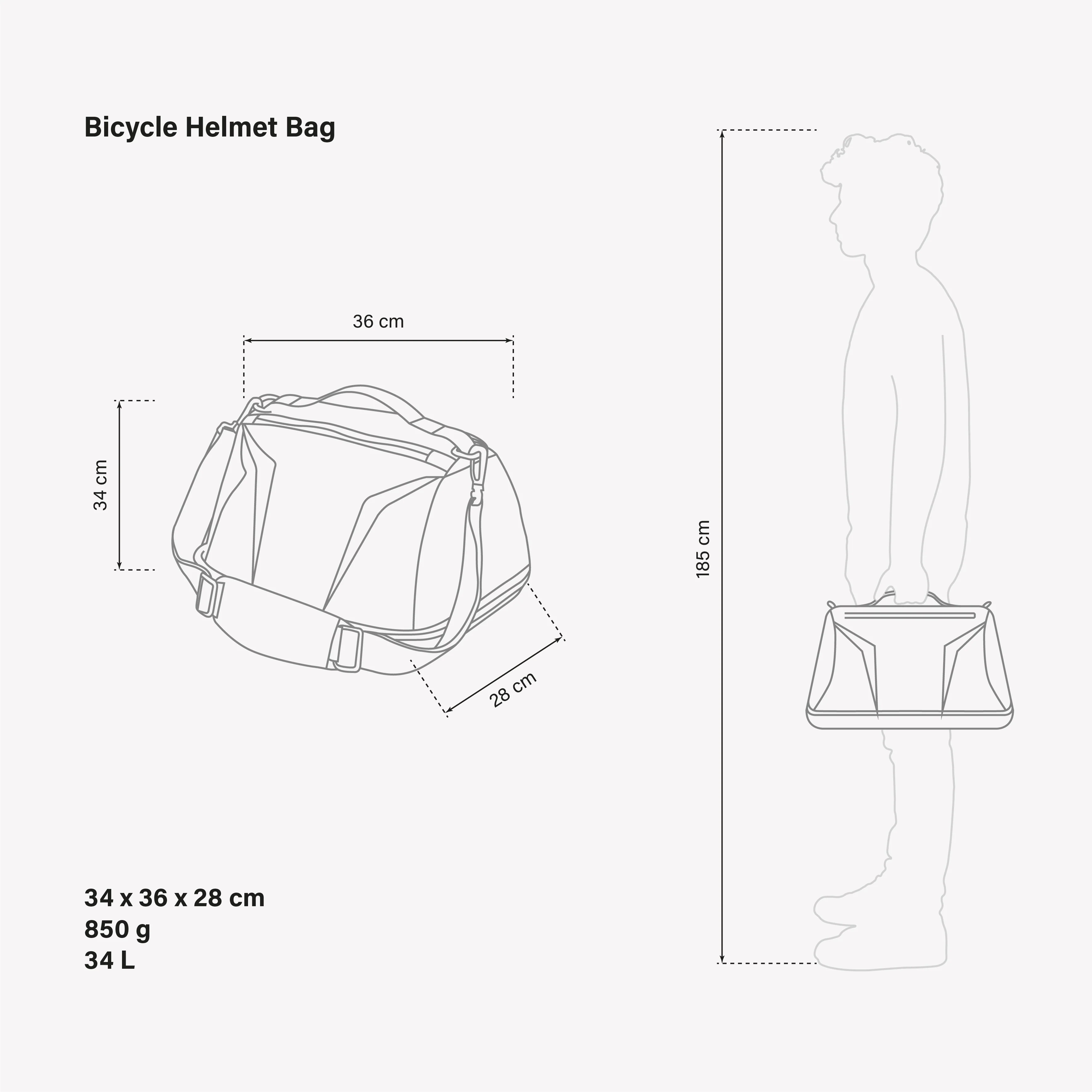Scicon cycling helmet storage bag, compact and durable, designed to protect and carry bike helmets securely.