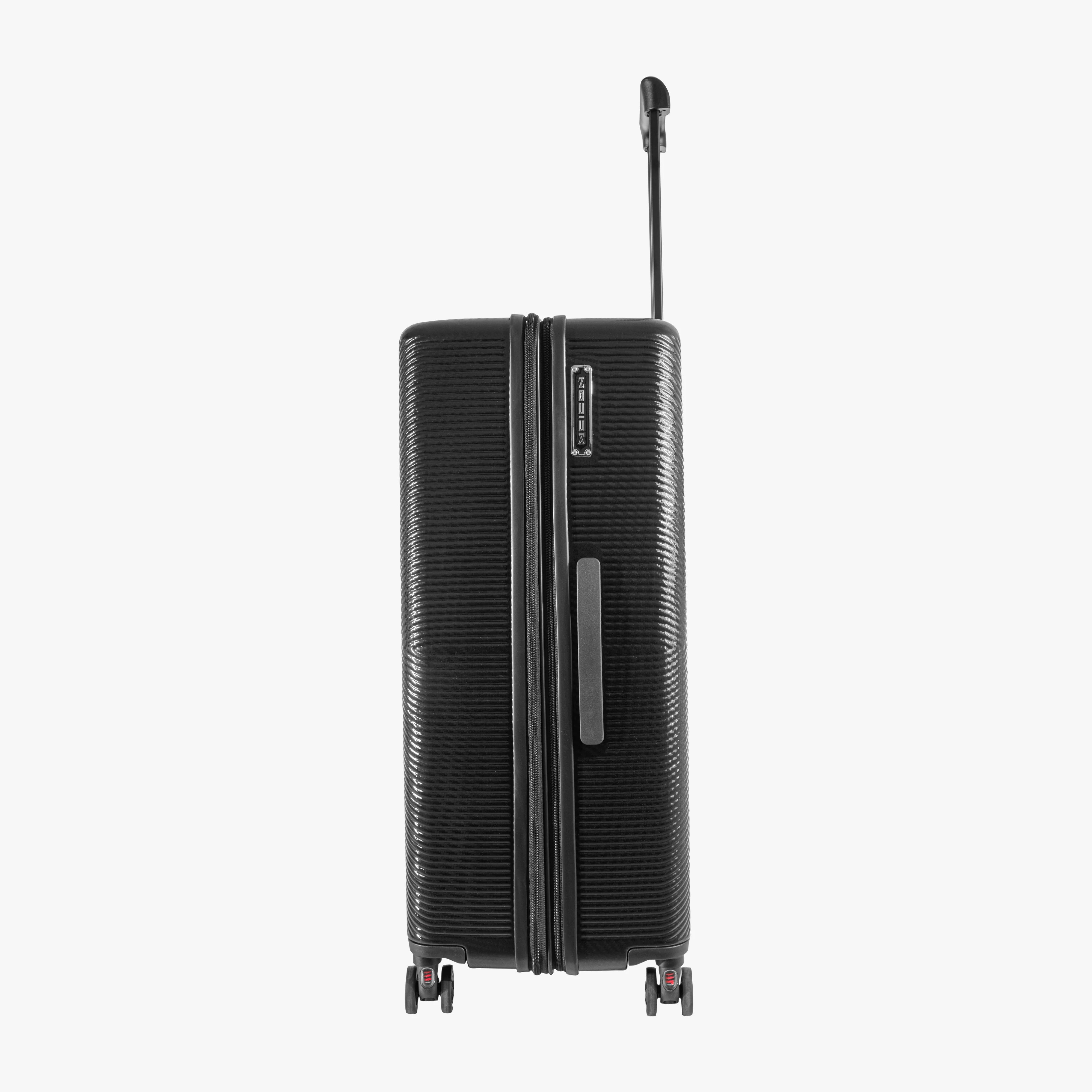 Expandable 100L Trolley by Scicon, featuring sturdy wheels and adjustable handle for easy travel and storage.