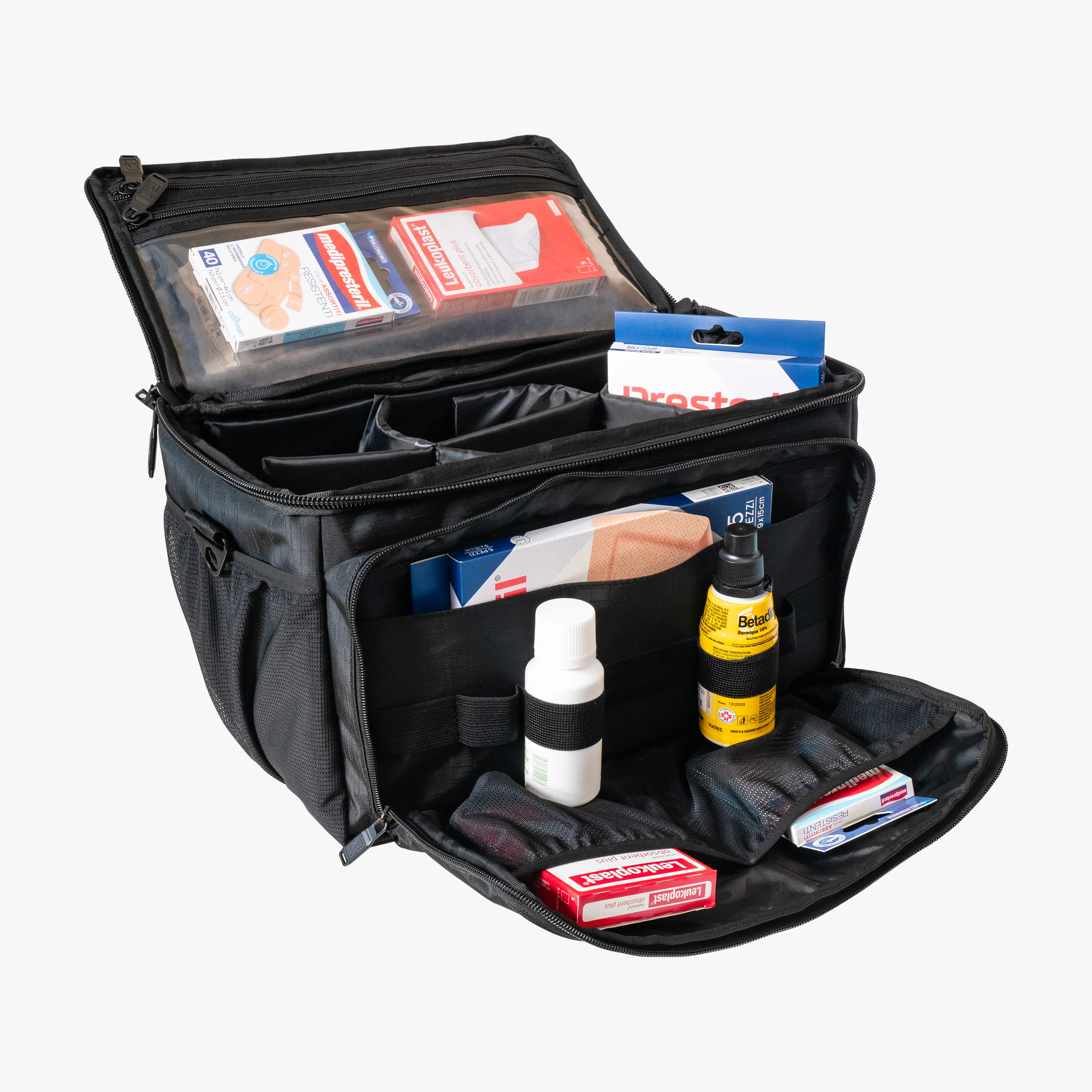 Scicon medical equipment bag with multiple compartments and durable design for healthcare professionals.