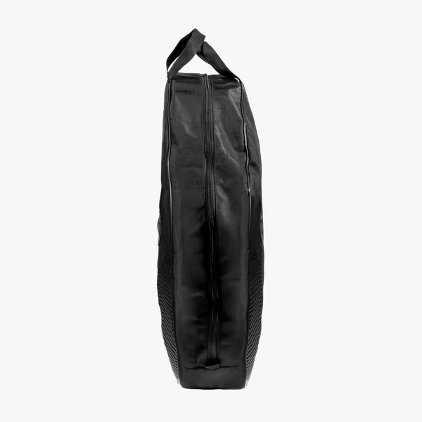Scicon MTB 29er single wheel bike bag showing durable black fabric and wheel compartment for easy transportation.