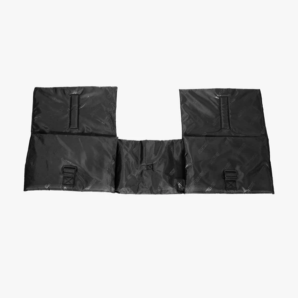 Scicon MTB handlebar protection pad mounted on bike handlebars with foam padding for impact absorption and safety.