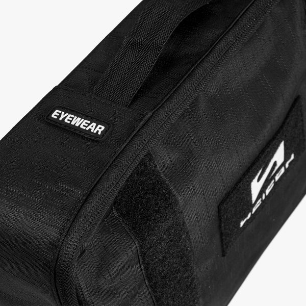 Scicon Multi Eyewear Display Storage Case with compartments for organizing and protecting multiple pairs of glasses.
