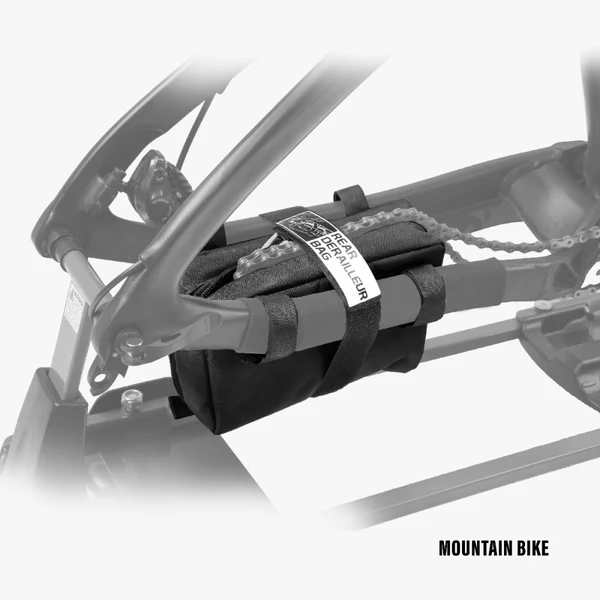 Scicon rear derailleur protection bag for bike, soft padded case to shield derailleur from damage during transport.