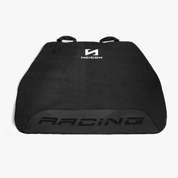 Soft bike travel bag by Scicon Travel Plus with padded interior and durable zippers for secure cycling gear transport.