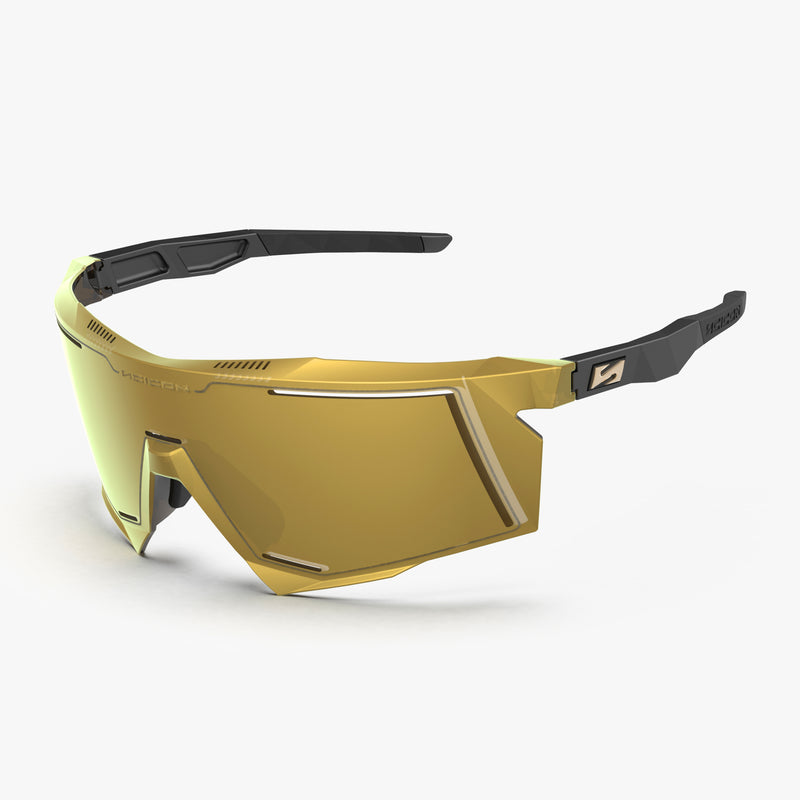 Scicon Aerostorm Performance Eyewear with smoke-black frame and lenses, designed for active outdoor sports and cycling.