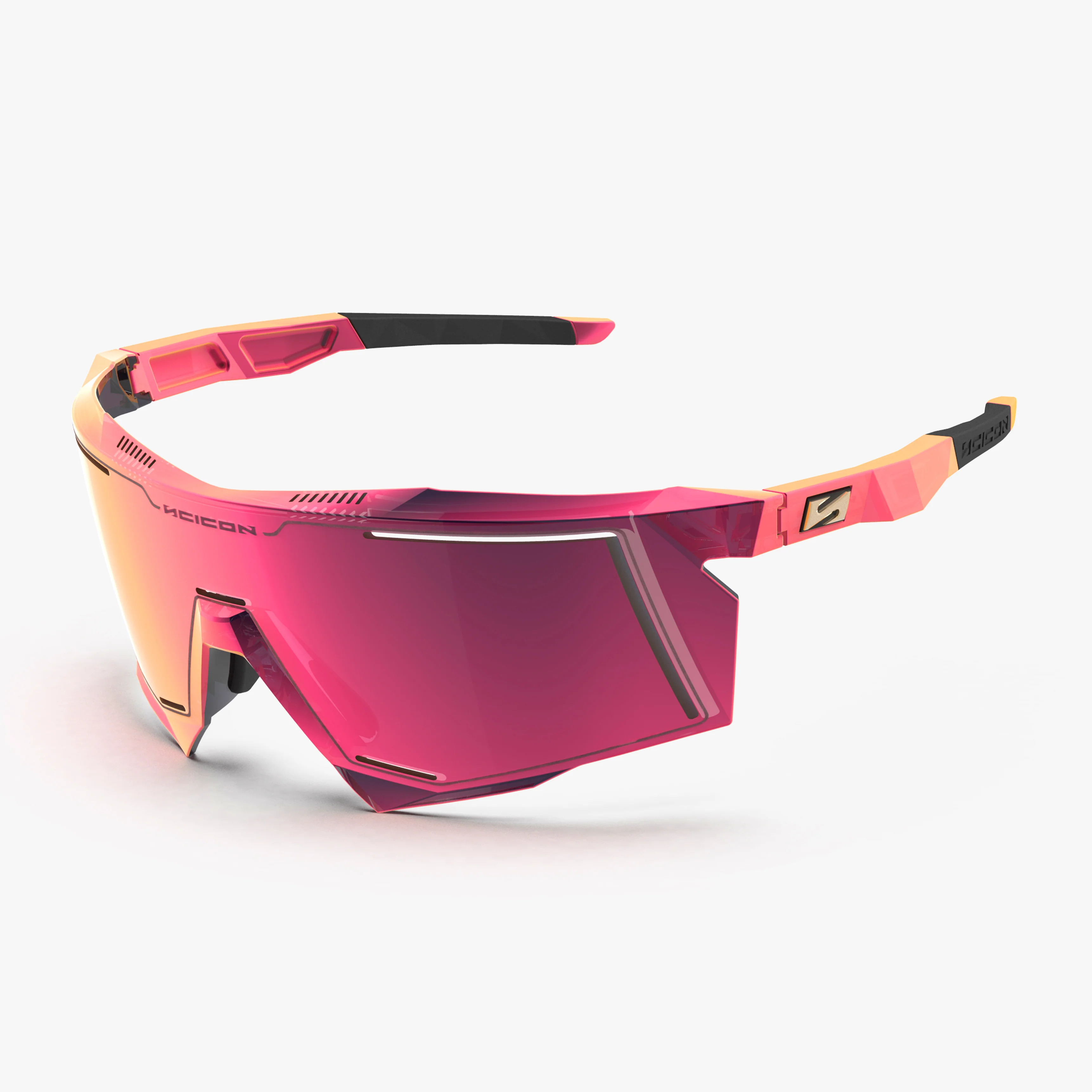 Scicon Aerostorm Performance Eyewear with smoke-black lenses and sleek sporty frame, designed for active outdoor use.